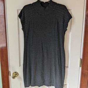 Apt 9 Grey short sleeve sweater dress